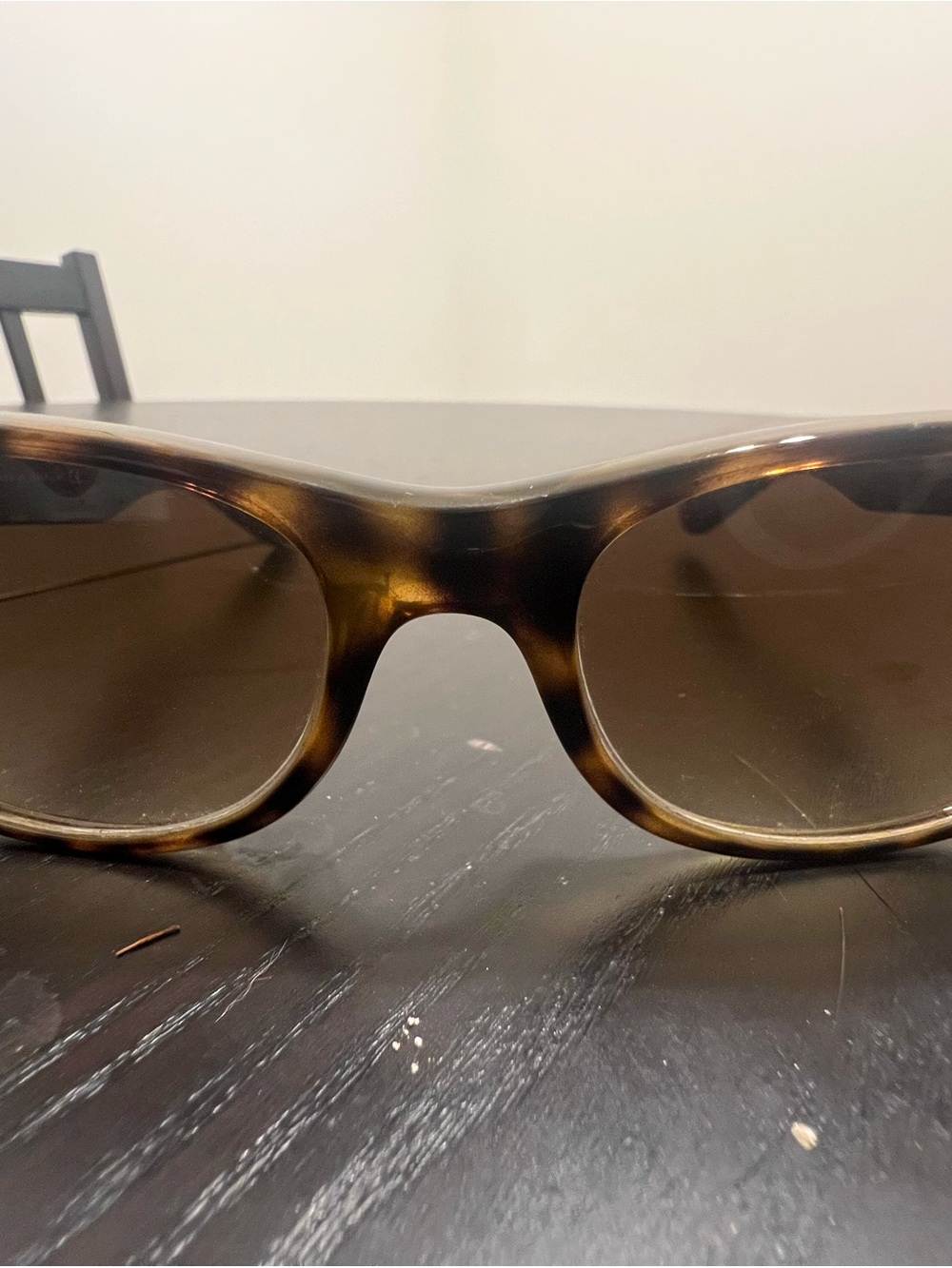 Ray-Ban Tortoiseshell Sunglasses with Brown Lenses
